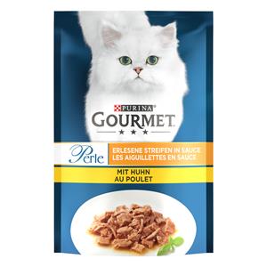 Gourmet 24x85g Mini Filets met Kip Perle  Kattenvoer