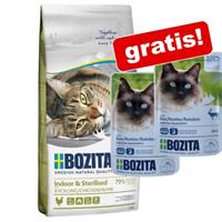 Bozita 2 x 85 g hapjes in saus Rendier gratis! Bij een 2 kg  droogvoer - Grainfree Kitten