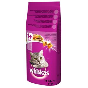 14kg 1+ Rund Whiskas Kattenvoer