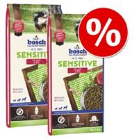 Bosch High Premium concept Voordeelpak: bosch Light / Sensitive Hondenvoer - Sensitive Lam & Rijst (2 x 15 kg)