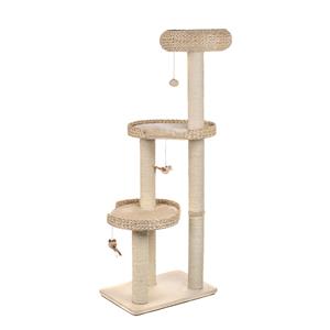 Zooplus Exclusive Natural Home III Krabpaal Beige H154 x L60 x B40 cm