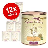 6 x 800 g Terra Canis - Kip met Amaranth, Tomaten & Basilicum Hondenvoer