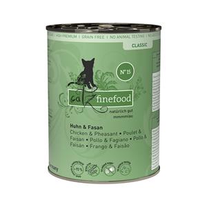 Catz finefood Blik Kattenvoer 6 x 400 g - Kip & Fazant