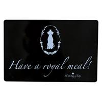 Trixie Place Mat Have a royal meal! black 44 × 28 cm