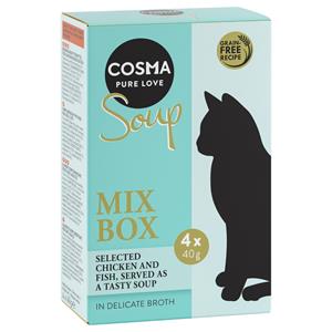 Mix 1 4x40g Soup Cosma Kattenvoer