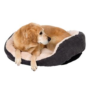 Zooplus Exclusive Maat S: L51 x B43 x H15 cm Knuffelbed Cozy Cord Hondenmand
