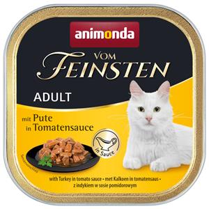 6x100g Adult NoGrain in Saus Kalkoen in Tomatensaus Animonda Vom Feinsten Kattenvoer