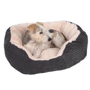 Zooplus Exclusive Maat M: L63 x B53 x H15 cm Knuffelbed Cozy Cord Hondenmand