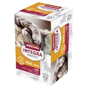 Animonda Integra Protect Adult Nieren Schaaltje Kattenvoer 6 x 100 g - Rund