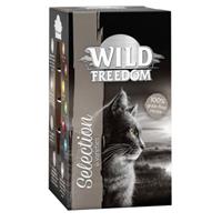 Wild Freedom Adult Kuipje 6 x 85 g Kattenvoer - Farmlands - Rund & Kip