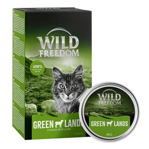 Wild Freedom Adult Kuipje 6 x 85 g Kattenvoer - Cold River - Koolvis & Kip