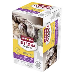 6x100g Protect Adult Sensitive Schaaltje Lam & Rijst animonda Integra Kattenvoer