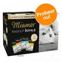 Miamor Gemengd Probeerpakket  Ragout Royale Kattenvoer 12 x 100 g - Mix Gevogelte in Saus