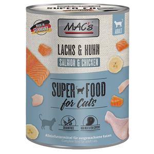 6x800g Zalm & Kip MAC's Kattenvoer