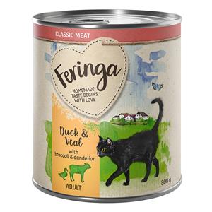 Feringa Menu Duo 6 x 800 g Kattenvoer - Eend & Kalf