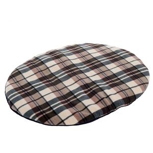 Zooplus L 110 x B 80 x H 7 cm Hondenkussen Tartan, Zwart / Bruin / Beige