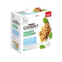 Gourmet Nature's Creations Mini Filets met zeevis natvoer kat (8x 85 g) 6 trays (48 x 85 g)