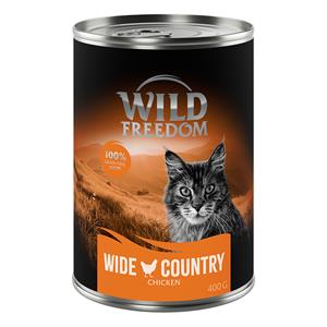 12x400g Adult Wide Country Pure Kip Wild Freedom Kattenvoer