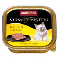 6x100g Kitten met Gevogelte animonda Vom Feinsten Kattenvoer