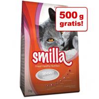 500 g + 500 g  gratis! 1 kg  droog kattenvoer - Kitten
