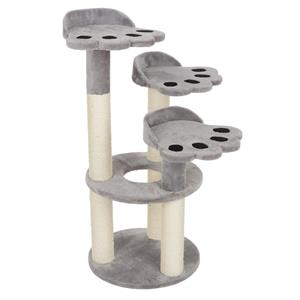 Zooplus Exclusive Bear Paw Krabpaal Lichtgrijs H103 x L79 x B55 cm