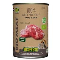 Biofood Organic 100% Rindfleisch 400 gr für Hund und Katze 12 x 400 gram