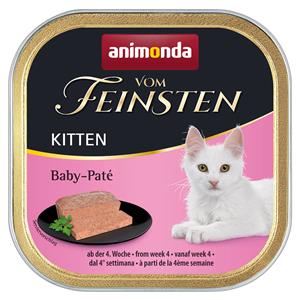 6x100g Baby Paté Animonda Vom Feinsten Kattenvoer Nat