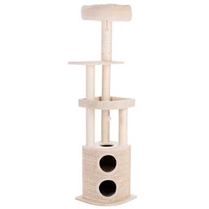 Zooplus Exclusive Krabpaal Catherine Crème  H197xL45xB45cm