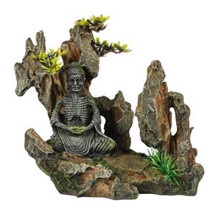 aquadella Aqua Della Buddha Op Berg - Aquarium - Ornament - 20.2x11.3x18 cm