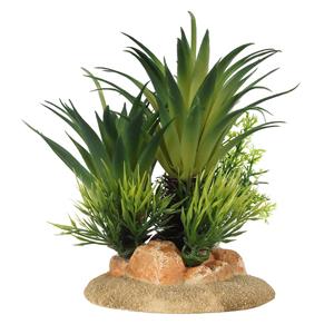 aquadella Aqua Della Decor Plant Sagopalm - Aquarium - Kunstplant - 13.5x10x16 cm Small