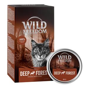 6x85g Adult Kuipje Deep Forest Wild & Kip Wild Freedom Kattenvoer