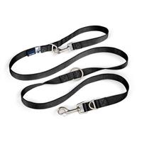 Curli Adjustable leash nylon 200x2 black