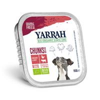 Yarrah - Natvoer Hond Kuipje Chunks met Rund Bio