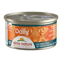 24x Almo Nature Daily Menu Mousse Kattenvoer Nat Tonijn&Kip 85 gr