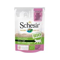 16x Schesir Kattenvoer Bio Varken 85 gr