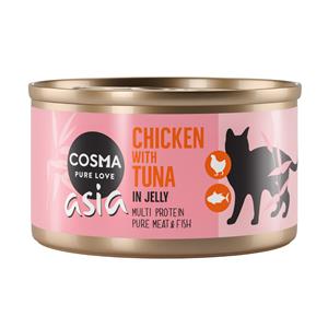 6x85g Thai / Asia in Gelei Kip met Tonijn Cosma Kattenvoer