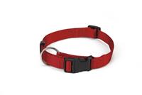 Beeztees Verstelbaar - Halsbanden - Rood - 10 mm - 22 tot 35 cm