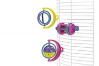 Beeztees Parkietenspeeltje met Clip 10 x 8 cm