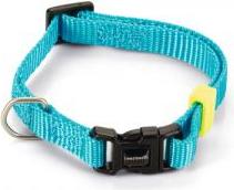 Beeztees Uni - Halsband Hond - Nylon - Licht Blauw - 20-30cmx10mm