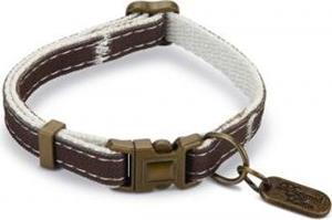 Designed by Lotte Virante - Kattenhalsband - Bruin - 30x1x0,2 cm