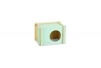 Beeztees Bildup - Hamsterhuis - Mint - S - 17x12x11 cm