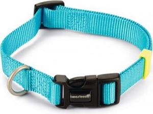 Beeztees Uni - Halsband Hond - Nylon - Licht Blauw - 35-50cmx20mm