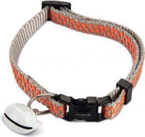 Beeztees Triangle - Kattenhalsband - Nylon - Lichtgrijs - 30x1x0,2 cm
