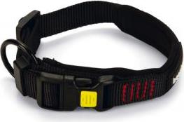 Beeztees Parinca Premium - Hondenhalsband - Nylon - Zwart - 30-35 cm x 20 mm