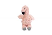 Beeztees Knuffel Puppy Flamino - Hondenspeeltje - Roze - 30x21x5cm