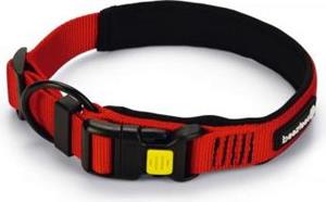 Beeztees Parinca Premium - Hondenhalsband - Nylon - Rood - 40-45 cm x 20 mm