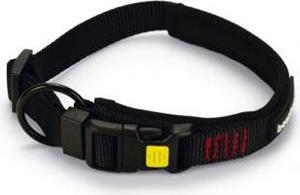 Beeztees Parinca Premium - Hondenhalsband - Nylon - Zwart - 40-45 cm x 20 mm