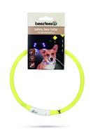 Beeztees Safety Gear Halsband+USB Dogini Geel 70 cm
