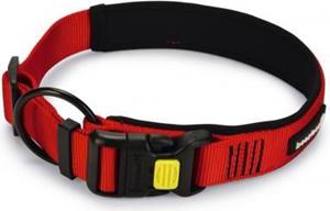 Beeztees Parinca Premium - Hondenhalsband - Nylon - Rood - 50-55 x 25 mm