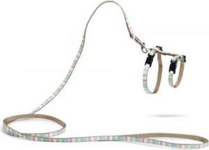 Beeztees Joy - Kittentuig - Nylon - Groen - 15-33 cm